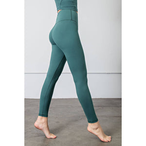 Butter soft basic Rae mode, full length leggings.Everglade Green –  Rebellious Rose Boutique. ca